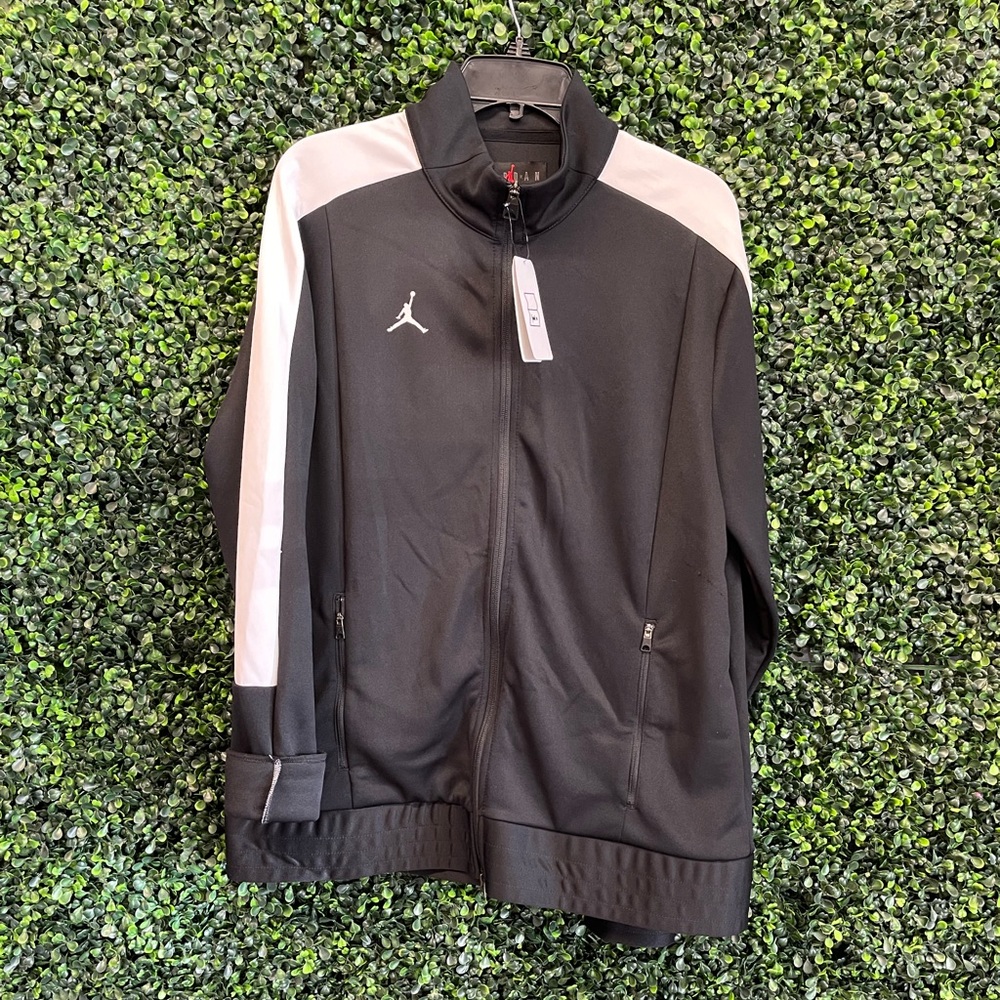 Mens Jordan full zip up jacket black size large new with tags